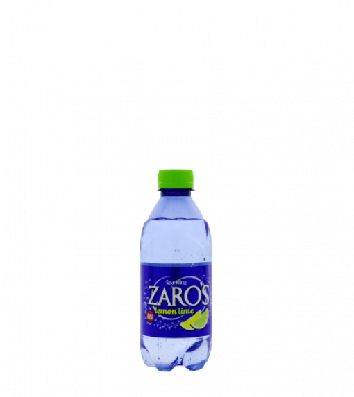 ZARO'S лимон+лайм, мінеральна вода, газована, 0,33 л, PET (1х24)